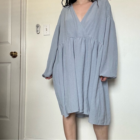 Samsoe Samsoe Blus Jolie Short Surplice Dress Size XL - Picture 2 of 5